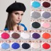 Fashion  Girls Sweet Plain Beret Hat Wool Autumn Hats French Beret Winter  eb-68715968